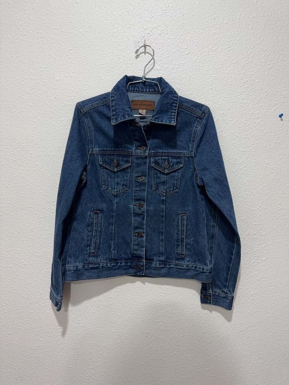 Port Authority Ladies Size S Denim Jacket with Netflix Logo
